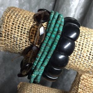BOHO lot of beaded bracelets